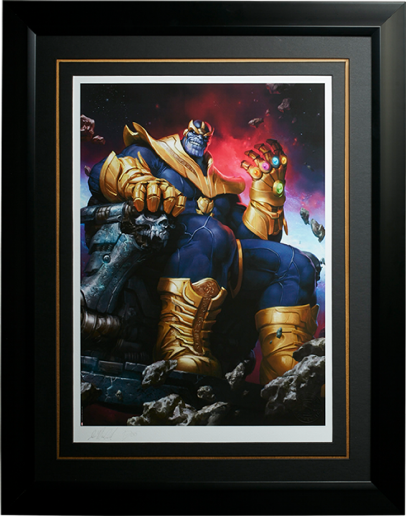 sideshow thanos on throne