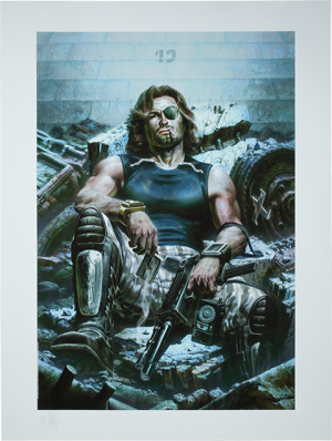 Escape from New York Snake Plissken Premium Art Print by Sid Escape from New York Snake Plissken Premium Art Print by Sid