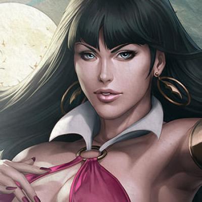 Vampirella Blood Moon Prophecy art print
