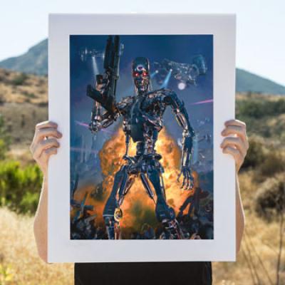 Terminator 2 Future Wars art print
