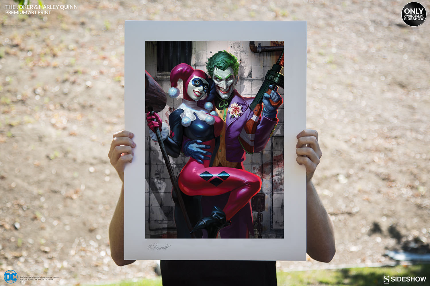 Dc Comics The Joker Harley Quinn Premium Art Print By Sidesh Dc Comics The Joker Harley Quinn Premium Art Print By Sidesh Sideshow Collectibles