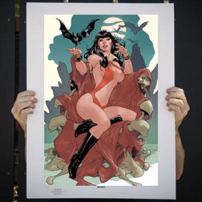 Vampirella A Scarlet Thirst art print