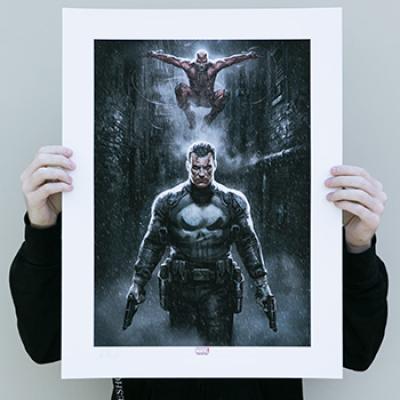 Marvel Knights Punisher Daredevil art print