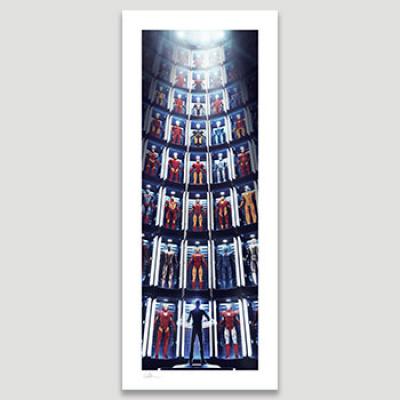 Iron Man: Hall of Armor art print