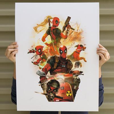 Deadpool Corps art print