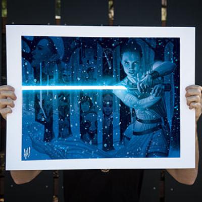 In a Galaxy Far Far Away art print