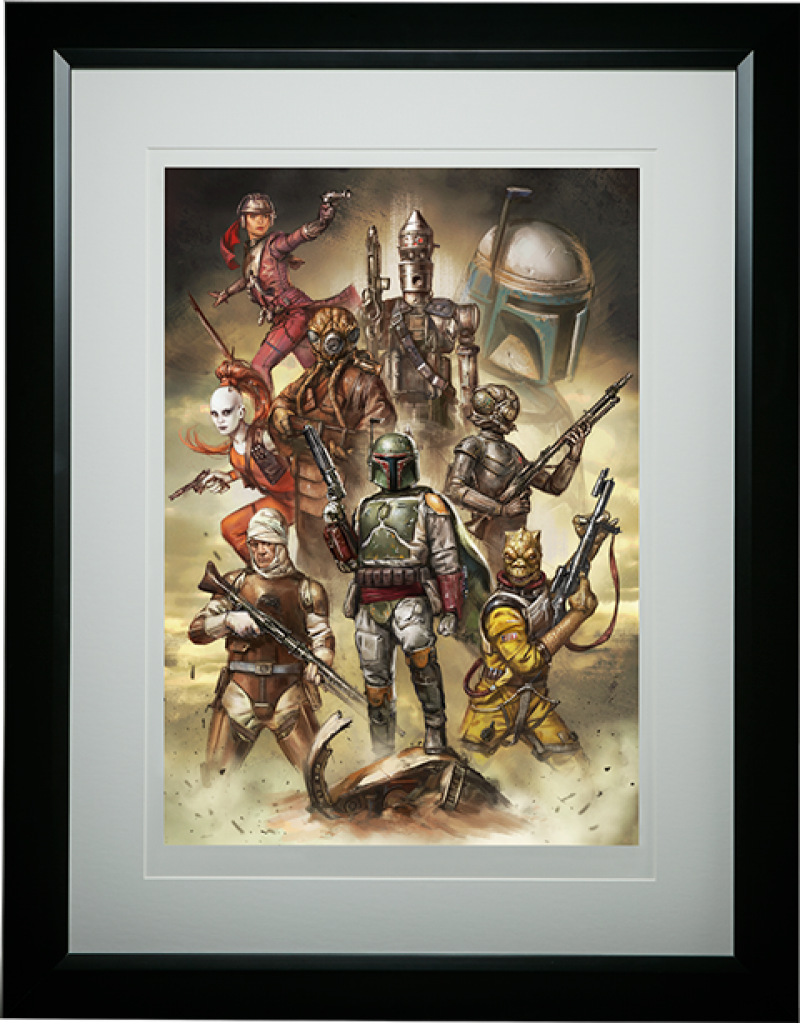 Star Wars Fine Art Collection Scum and Villainy Bounty Hunters 1000 PC Puzzle for sale online