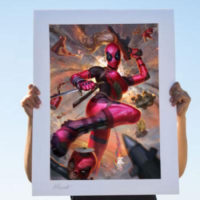 Lady Deadpool art print
