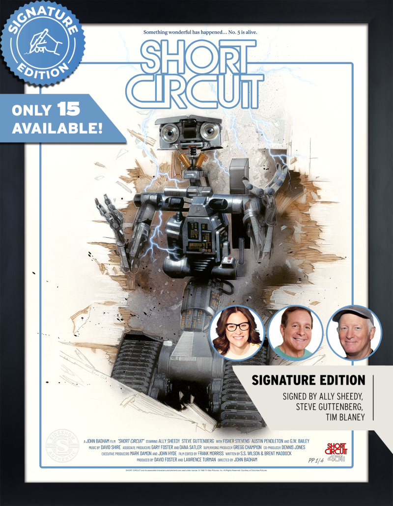 Short Circuit 40th Anniversary Poster & Mini Print Set (Signature Edition) Movie Poster by Sideshow Collectibles