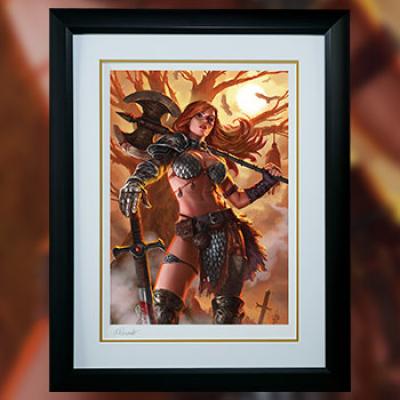 Red Sonja art print