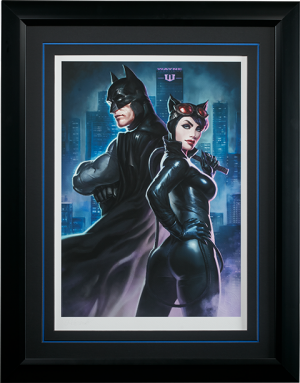 DC Comics Batman Catwoman Premium Art Print by Sideshow Coll | Sideshow ...