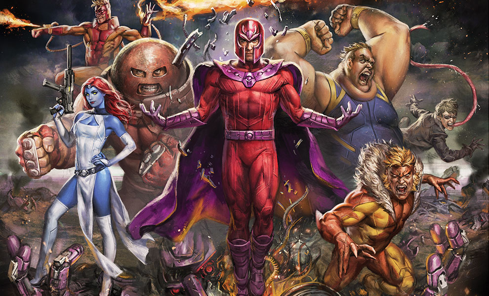 Marvel Magneto and the Brotherhood of Mutants Art Print by S | Sideshow  Fine Art Prints