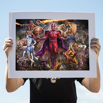 Magneto and the Brotherhood of Mutants art print