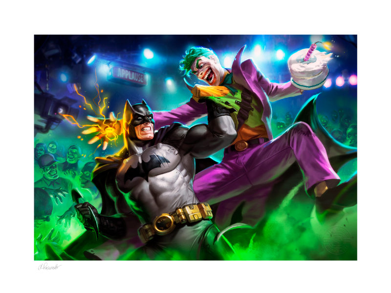 Batman vs The Joker Art Print by Sideshow Collectibles