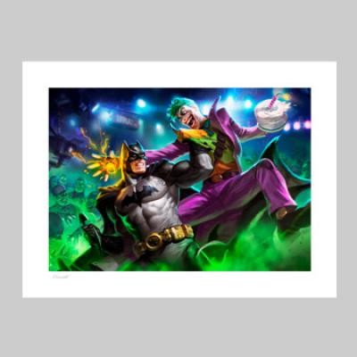 Batman vs The Joker art print