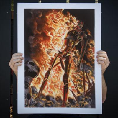Terminator The Burning Earth art print