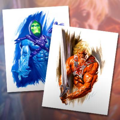 He-Man and Skeletor art print