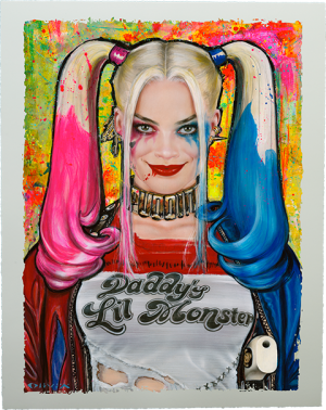 DC Comics Harley Quinn Daddys Lil Monster Art Print by Ozone | Sideshow ...