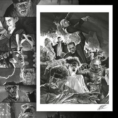 Universal Monsters art print