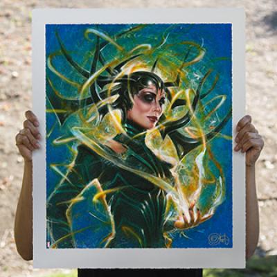 Hela Goddess of Death art print