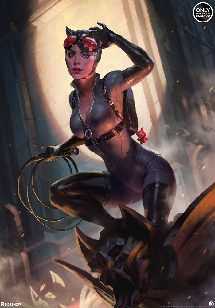 dc comics catwoman art