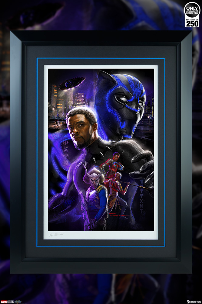 Marvel Black Panther Art Print By Sideshow Collectibles Black Panther Exclusive Edition