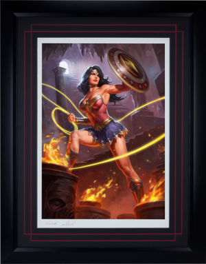 【絶版・美品】AC/DC ILLUSTRATED HISTORY 写真集 DC Comics Wonder Woman Art Print by Sideshow Collectibles