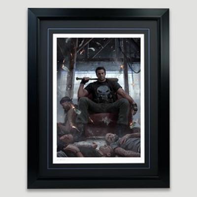 Punisher on Throne art print