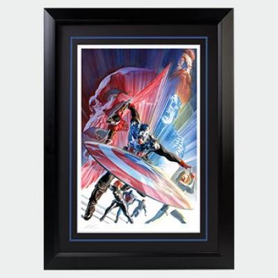 Captain America 600 art print