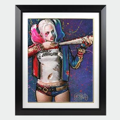 Harley Quinn Batter Up art print