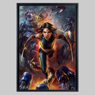 X-23 HD Aluminum Metal Variant art print