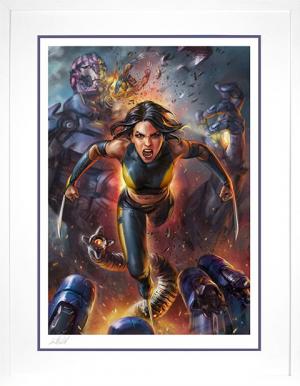 Marvel X-23 Giclée on Paper - Framed White Art Print 