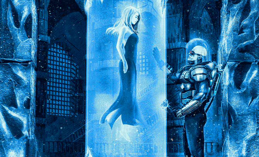 Mr. Freeze: Heart of Ice Glow in the Dark Art Print by Chris Skinner |  Sideshow Collectibles