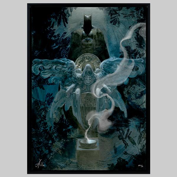 THE BIRTH OF BATMAN Art Print by Allen Williams