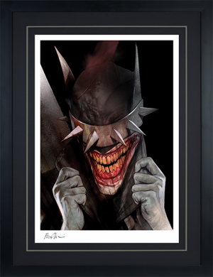 The Batman Who Laughs Print by Ben Oliver | Sideshow Collectibles
