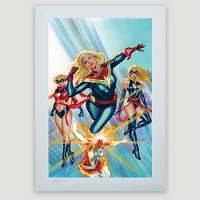 Captain Marvel #1 art print