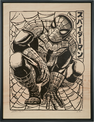 Print on Wood – Framed Black