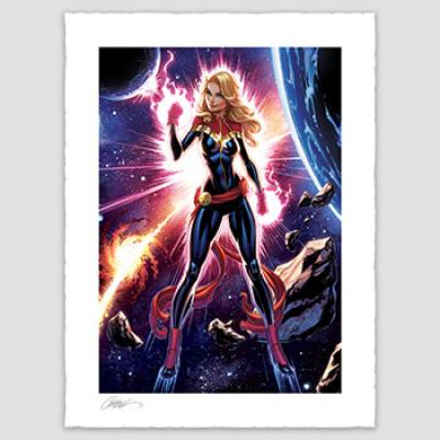 Captain Marvel art print