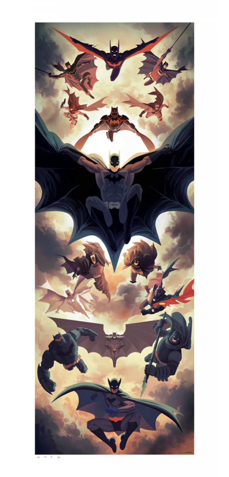 Batman Legacy Art Print by Sideshow Collectibles