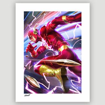 The Flash art print