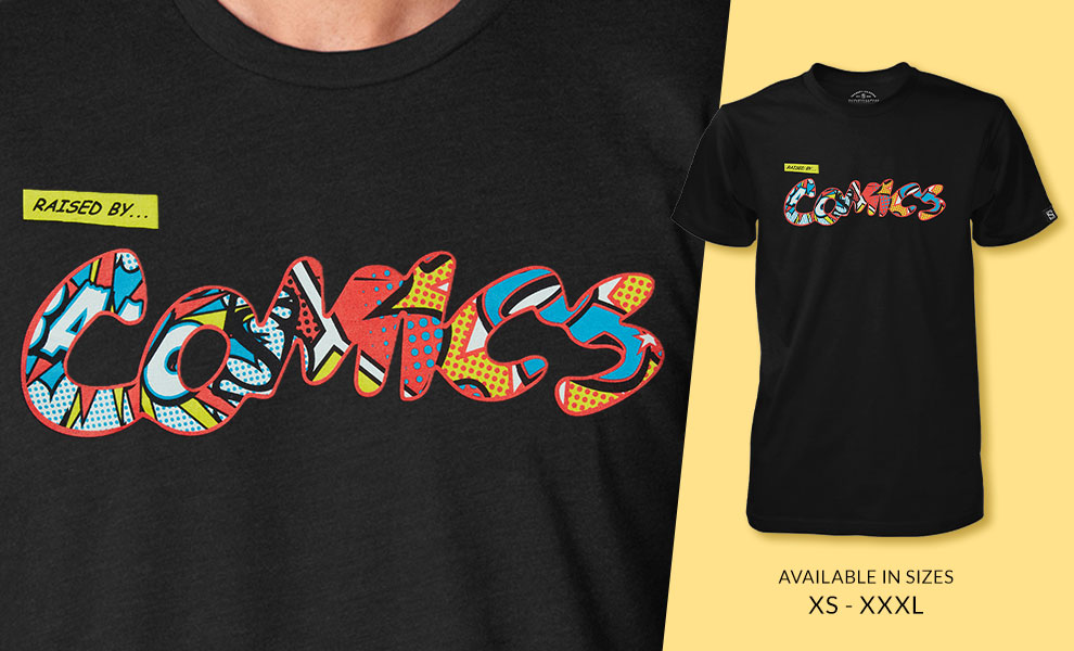 Raised by Comics T-shirt Sideshow Collectibles Apparel