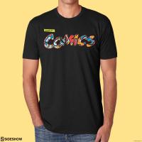 Gallery Image of Raised by Comics T-shirt Apparel