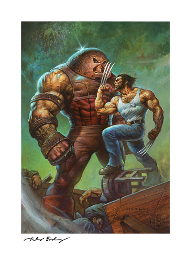 wolverine vs juggernaut iron studios