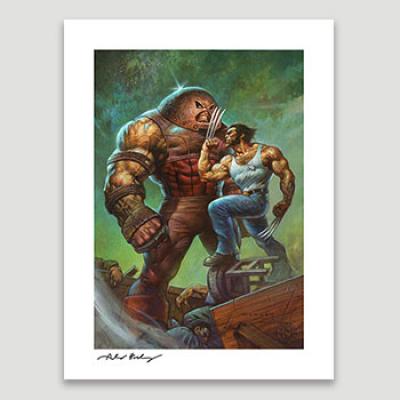 Juggernaut VS Wolverine art print