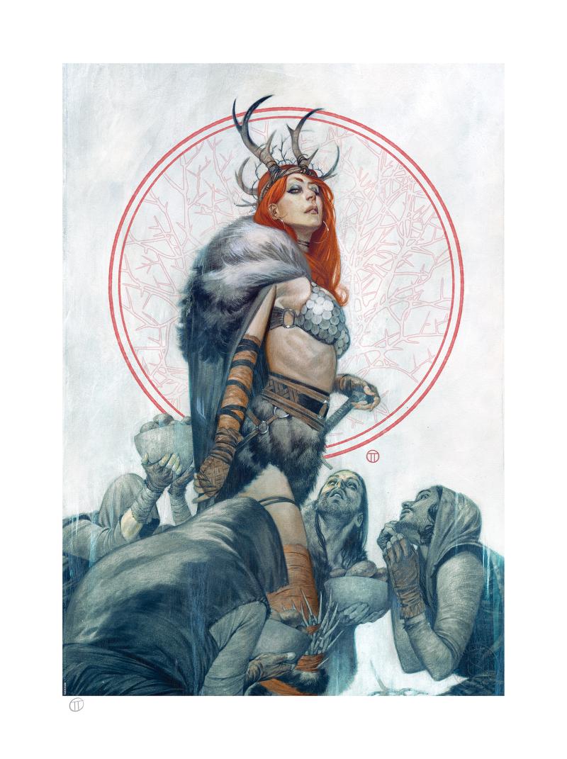Red Sonja: Queen of Hyrkania Art Print by Sideshow Collectibles
