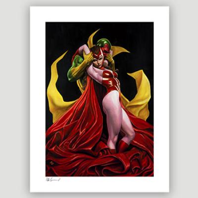 Scarlet Witch & Vision art print