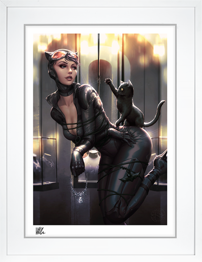 Sideshow Collectibles DC Comics Catwoman: All Tied Up Art Print.