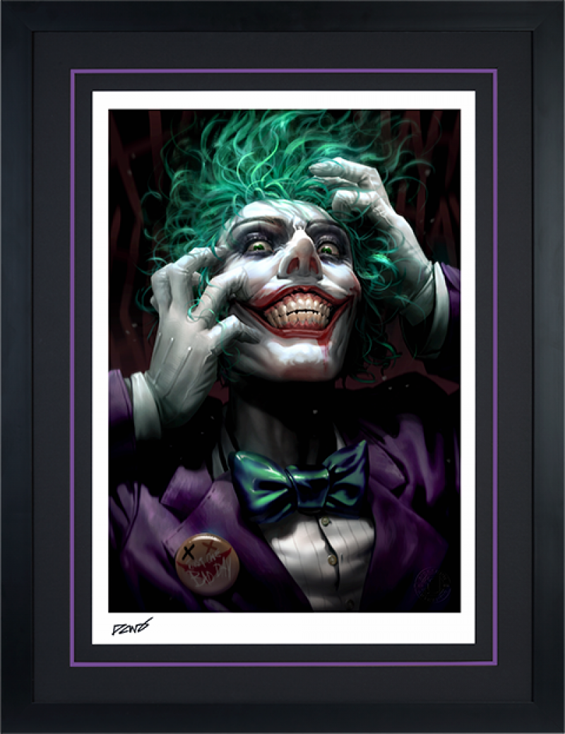 Dc Comics The Joker Just One Bad Day Fine Art Print By Derrick Chew Sideshow Fine Art Prints