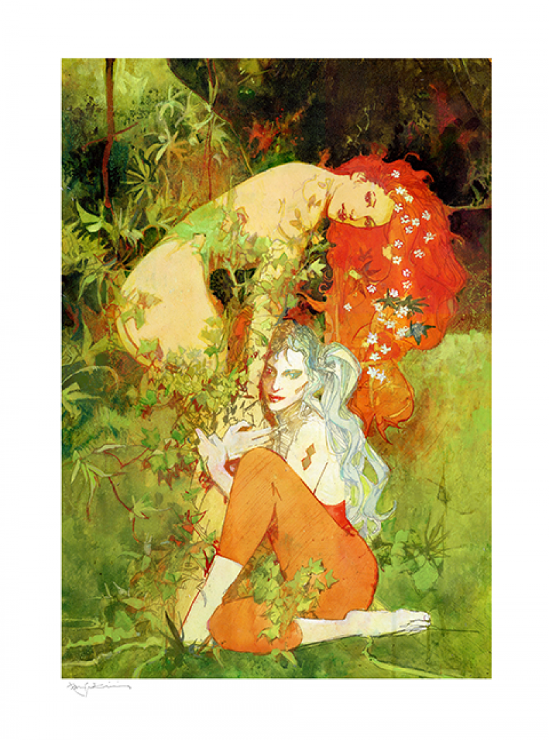 Harley & Ivy Art Print by Bill Sienkiewicz