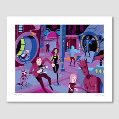 Downtown Knowhere art print